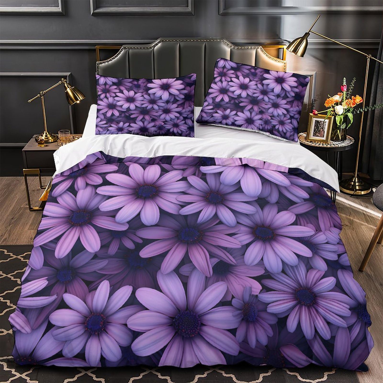 Parure de lit papillon violet pour décorer une chambre d'ado ou d'enfant
