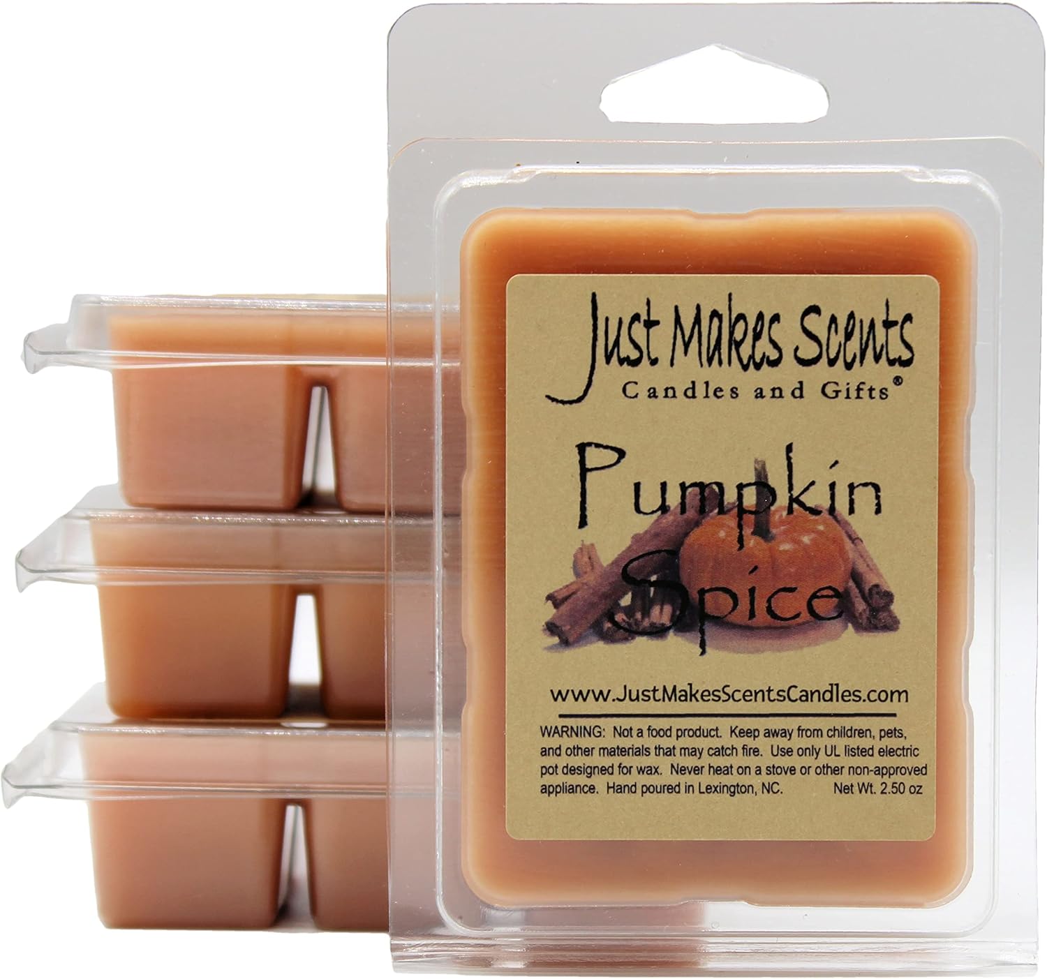 Just Makes Scents 4 Pack - Pumpkin Spice Scented Wax Melts