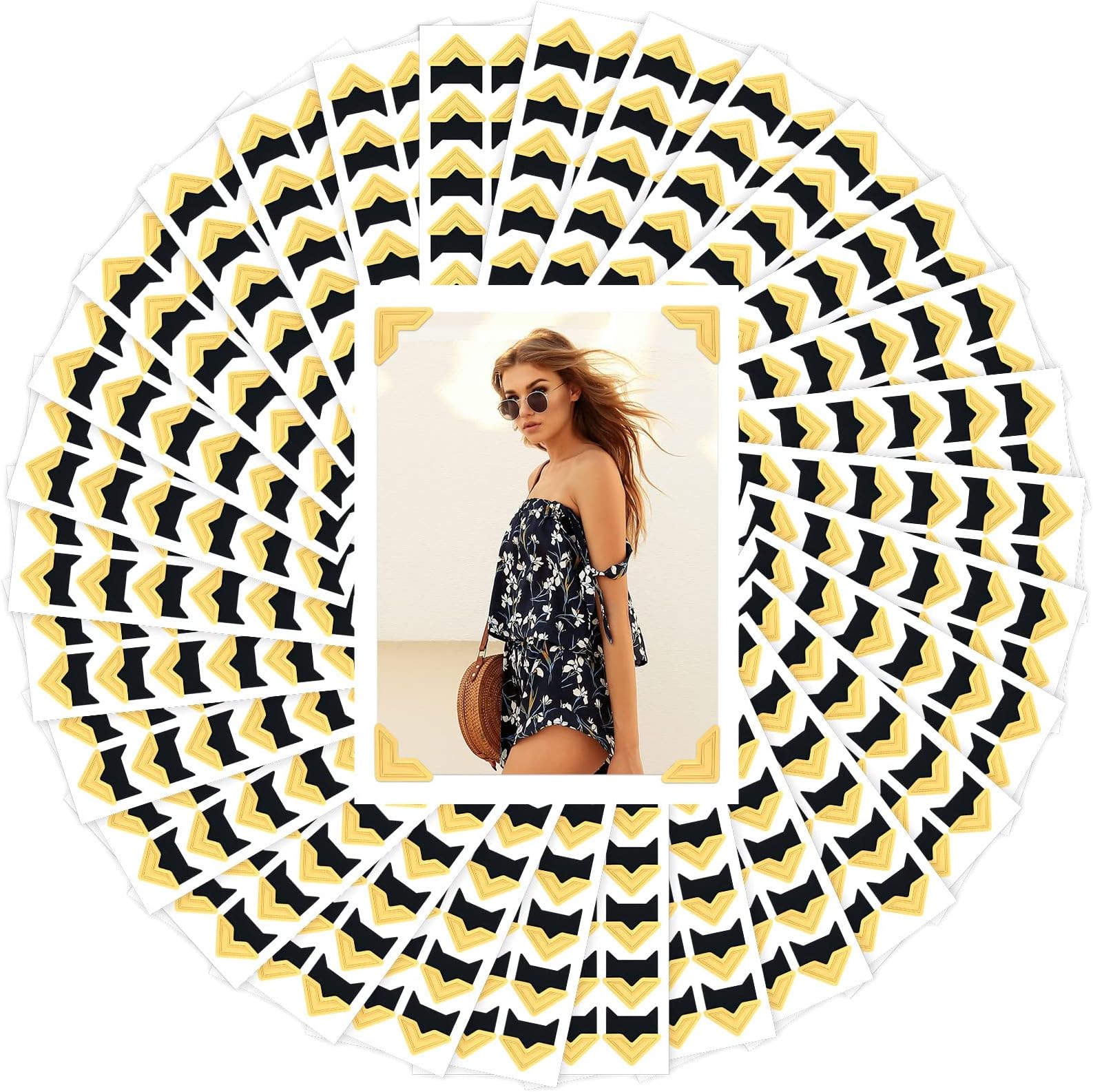 6 Colors 18 Sheets SelfAdhesive Acid Free Paper Photo