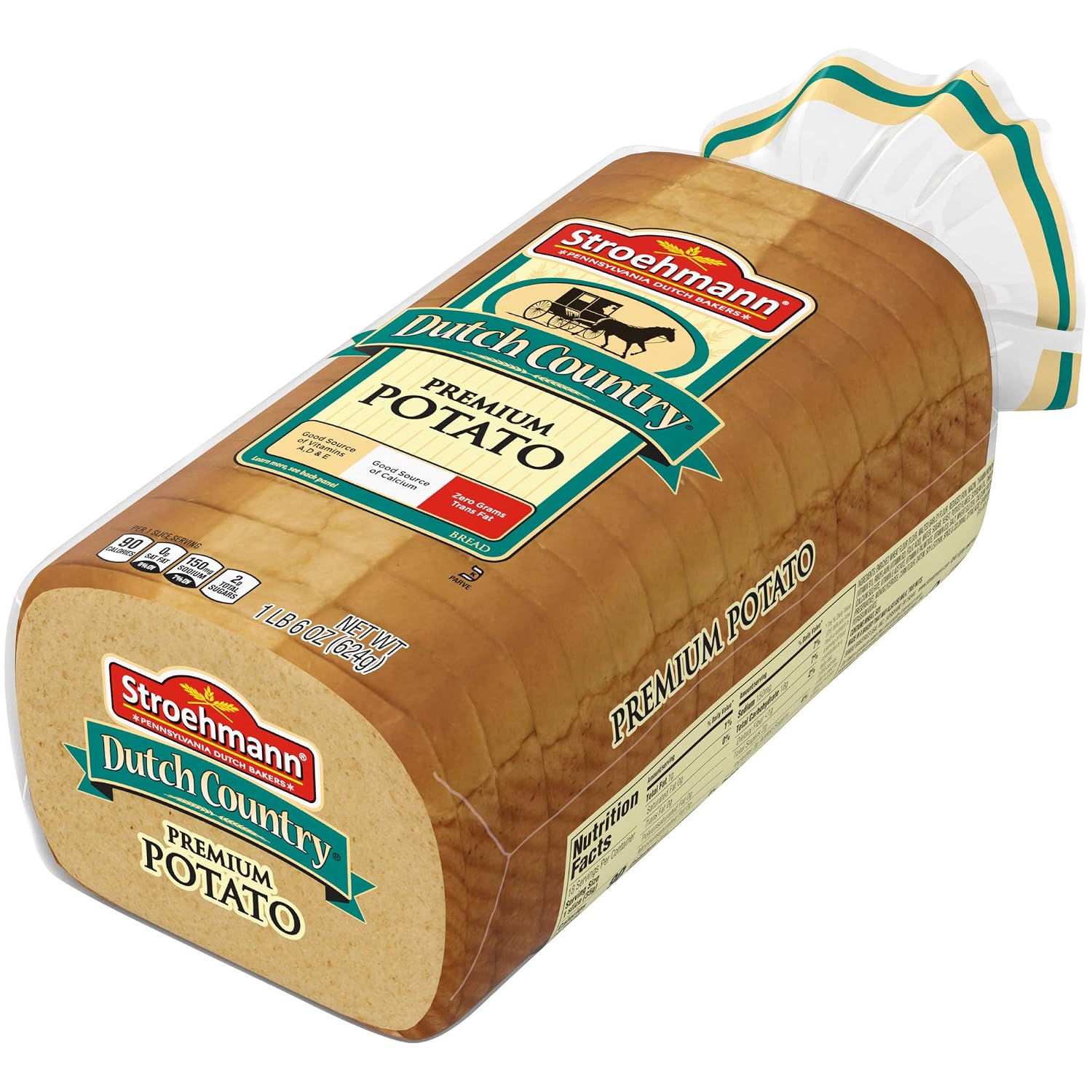 Stroehmann Dutch Country Premium Potato Bread, 22 oz