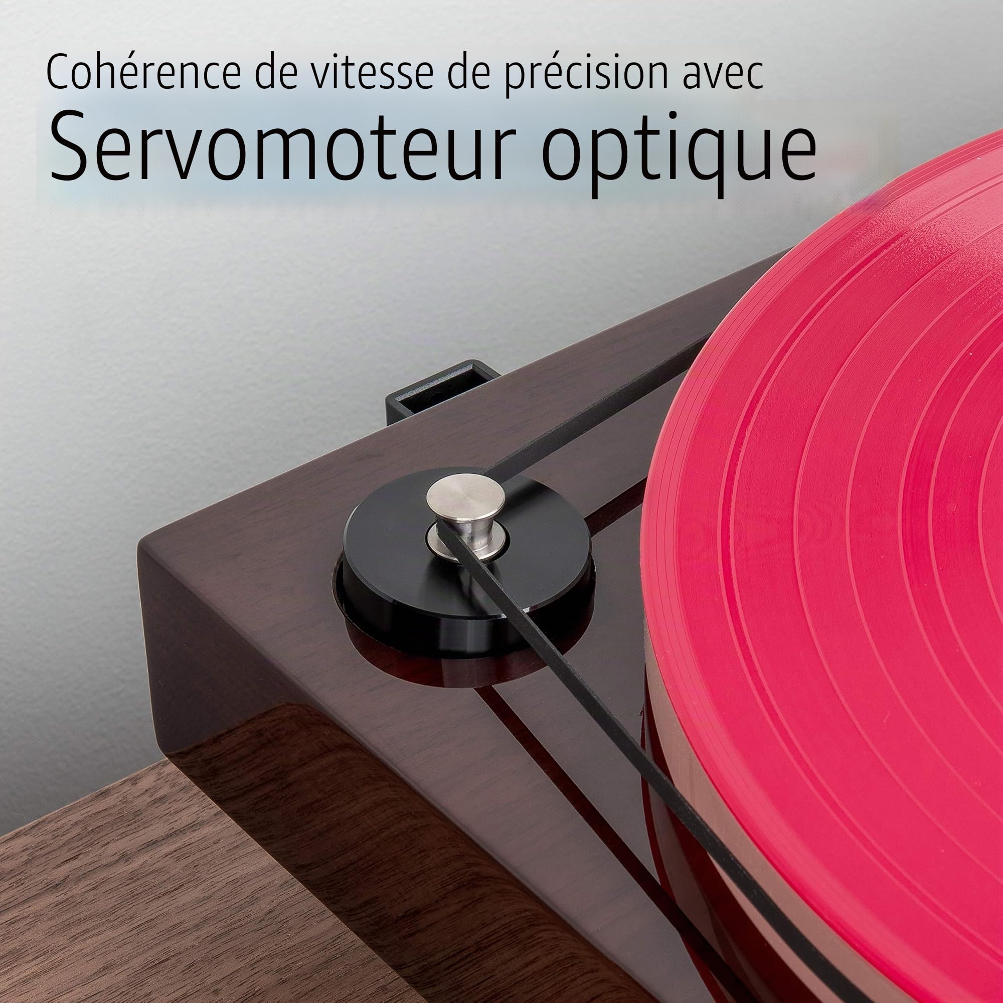 Fluance RT85 Platine Vinyle De Référence – Cellule Ortofon 2M Blue, Plateau en Acrylique, Contrôle De Vitesse, Socle en MDF Massif, Pieds D’Isolation Antivibrations – Noyer