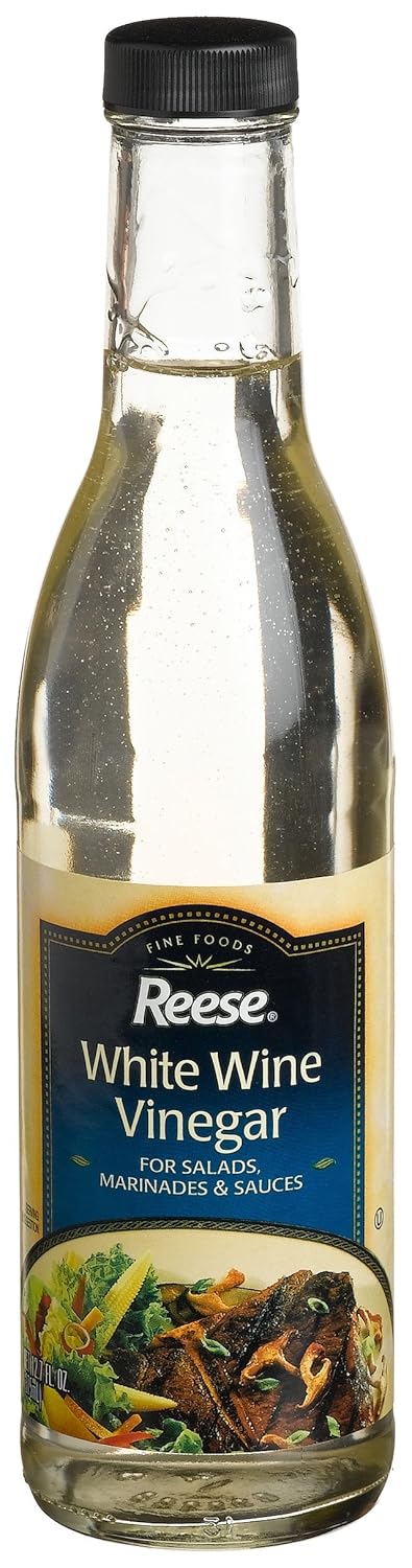 Reese's White Wine Vinegar, 13-Ounce Bottles (Pack of 6)