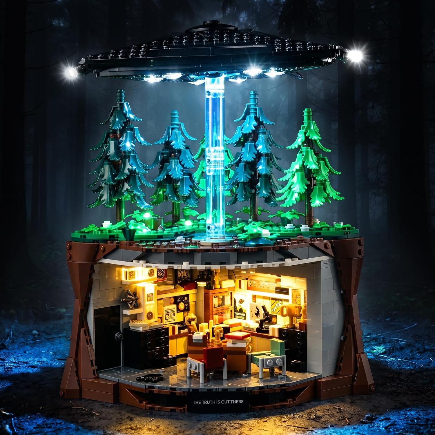 Kyglaring Light Kit for LEGO 21369 The X-Files Set, Lights Only