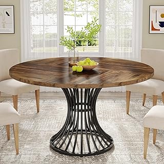 12 Kitchen Nook Ideas for Cozy Dining and Compact Comfort 94 Tribesigns Round Dining Table for 4-6 People, 47-Inch Farmhouse Dinning ...