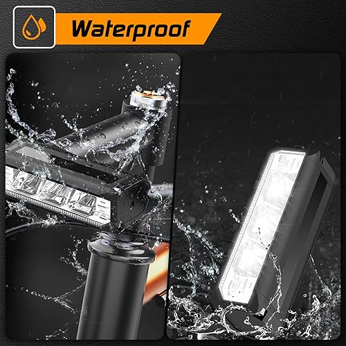 Miniatura 5 de LED Bike Light for Night Riding, 2025 Upgraded Bright Rechargeable Bicycle Light Set 5 Modes IPX6 Waterproof MTB Off-Road Cycling Commuting