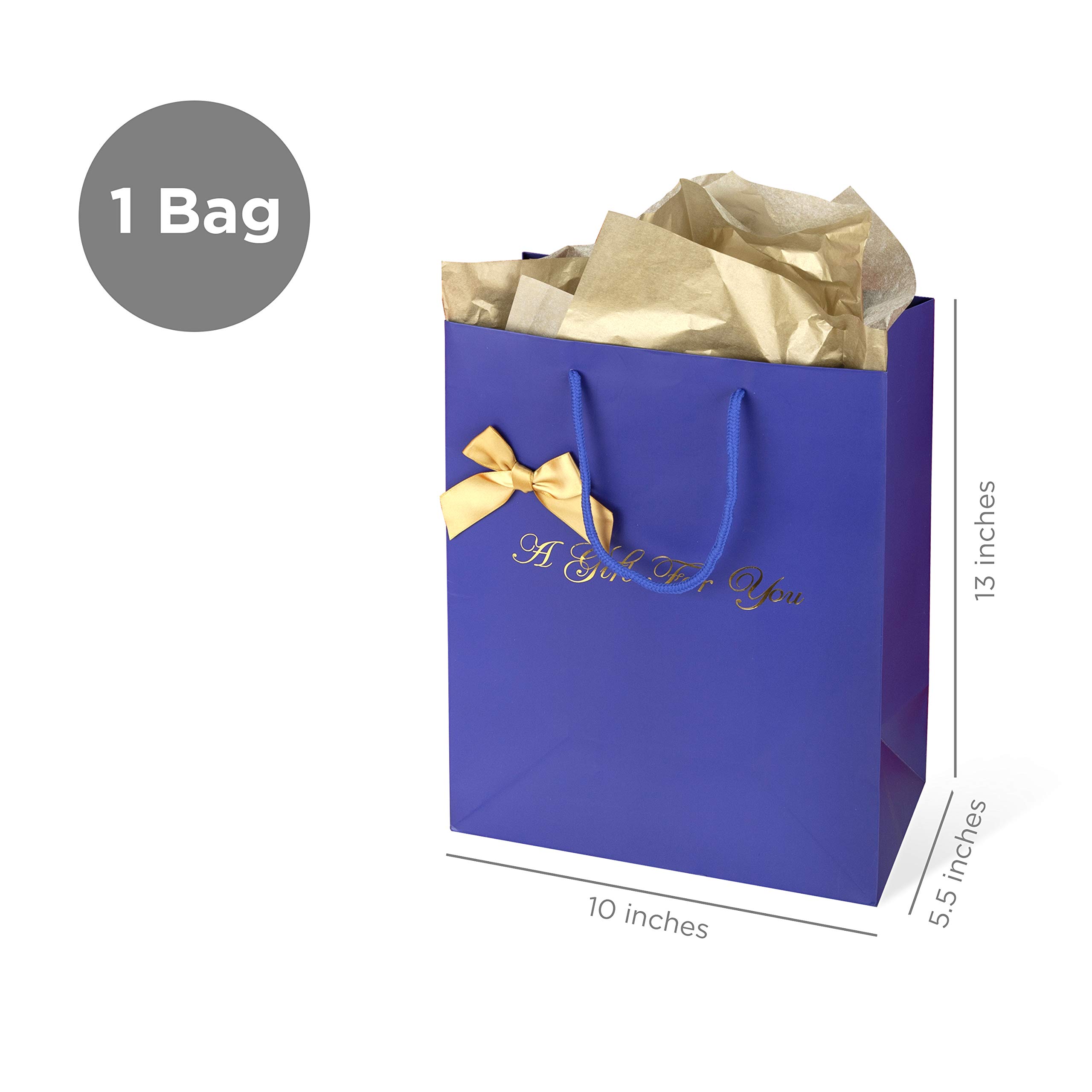 Lot De 40 Sacs En Papier Avec Poignée - 16 X 8 X 21 Cm - Sacs Cadeaux - Sacs De Fête