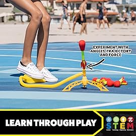 Stomp Rocket Ultra Rocket Refills, 6 Rockets - Replacement Foam-Tipped Rockets for Kids - Fun Backyard & Outdoor Kids Toys Gifts for Boys & Girls