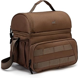 Two Compartment Lunch Cooler Bag for Men - 3 Colors