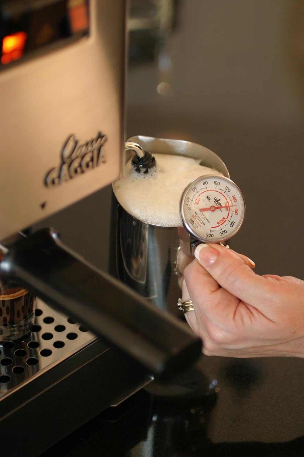 Gaggia 14101 Classic Semi-Automatic Espresso Maker. 72 ounces, Pannarello Wand for Latte and Cappuccino Frothing. Brews for Both Single and Double Shots.