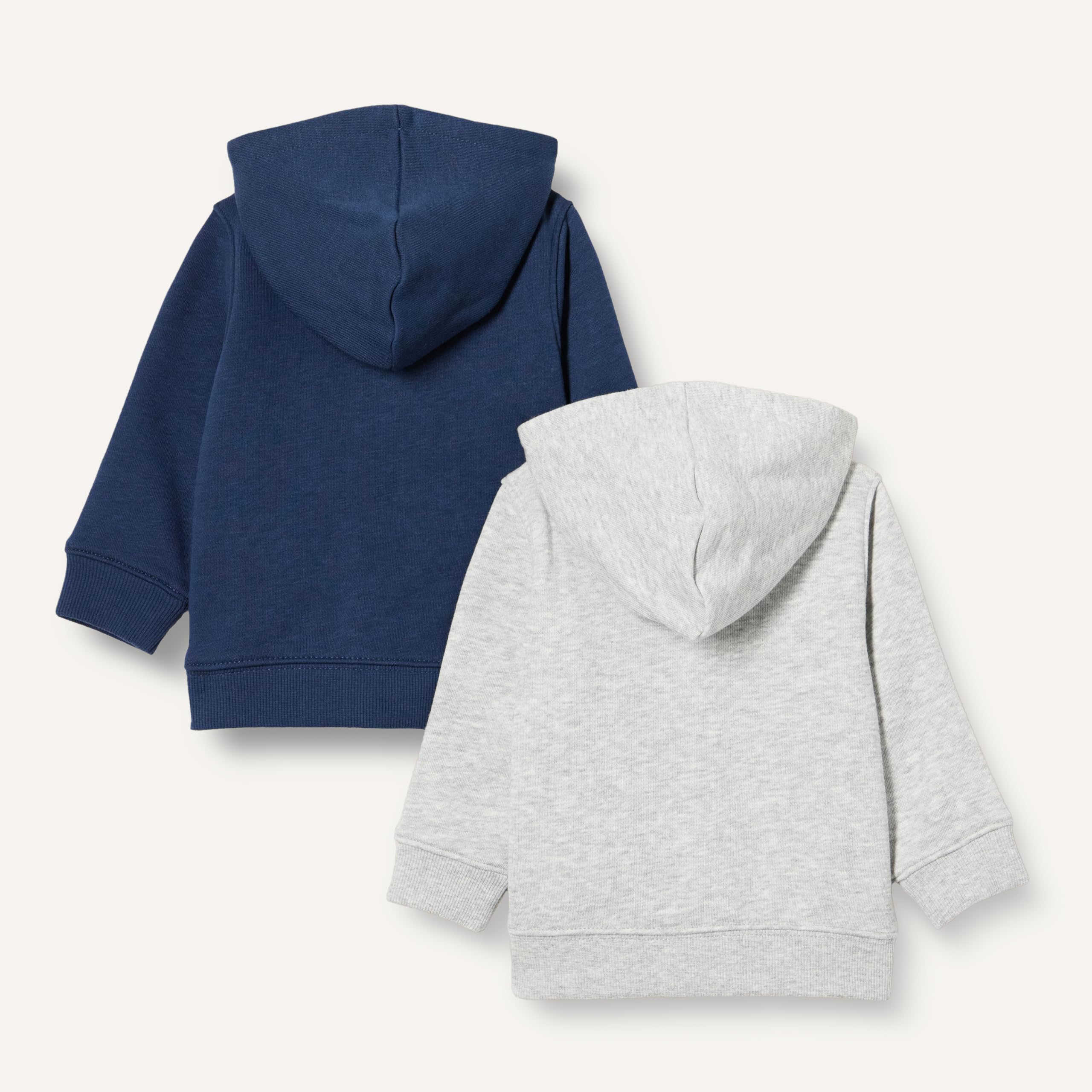 Amazon Essentials Sudadera con Capucha y Cremallera de Felpa de Rizo Unisex Bebé y Niños Pequeños, Paquetes Múltiples