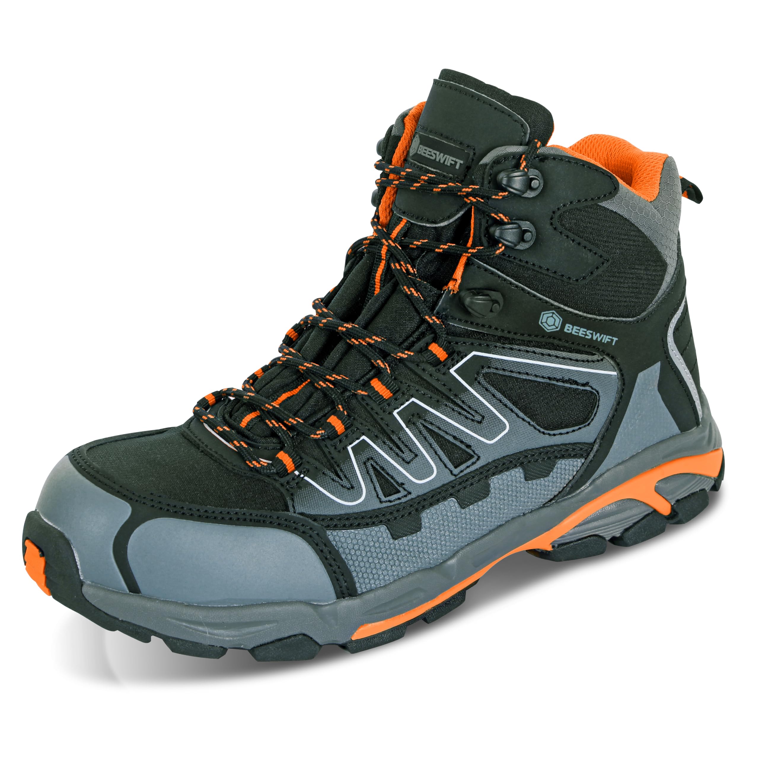 BEESWIFT HIKER S3 COMPOSITE BOOT BLACK / ORANGE 08