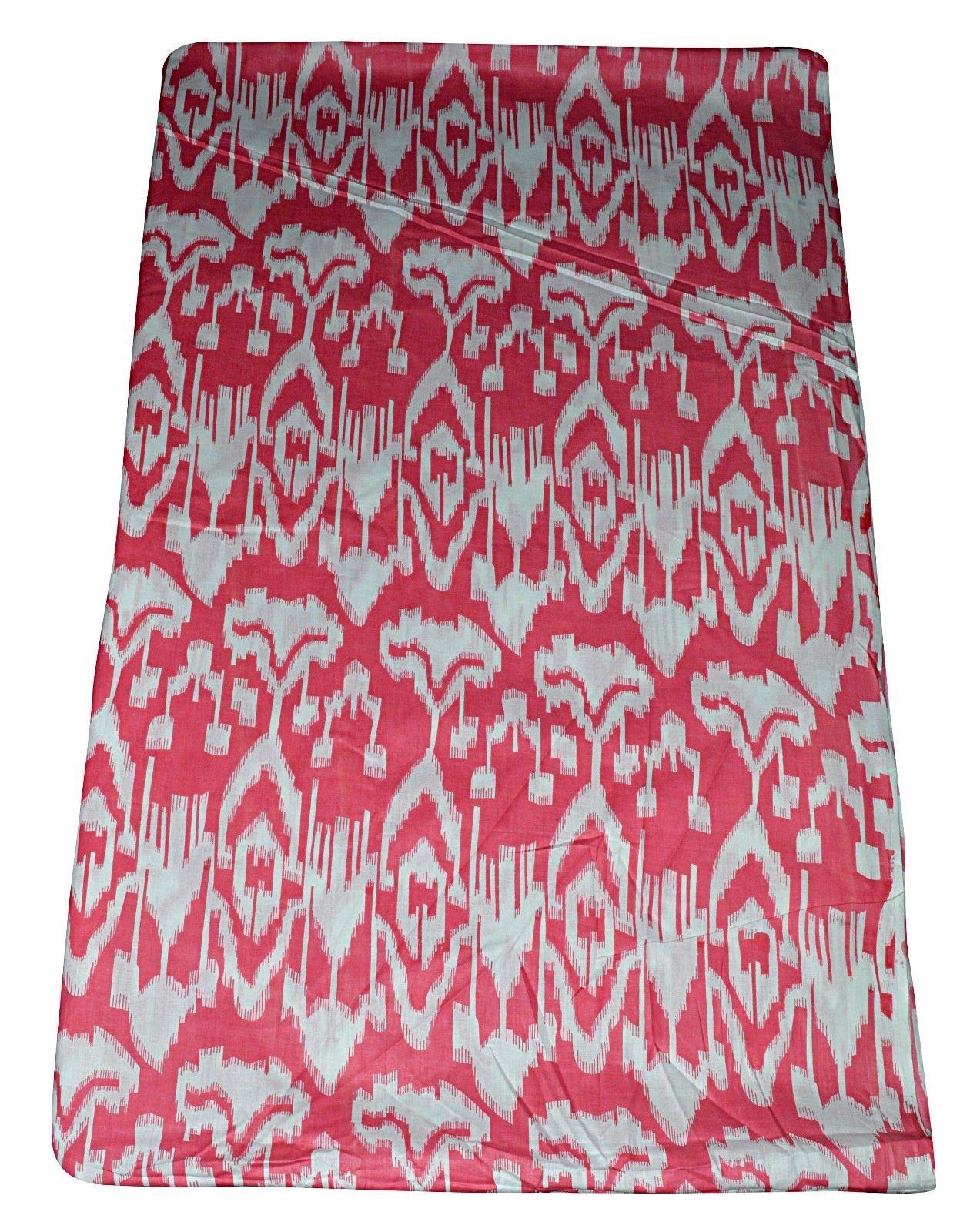 Traditional Jaipur, Szalik z nadrukiem kwiatowym, poszewki na poduszki, tkanina bawełniana od The Yard, indyjski nadruk, tkanina na letnią sukienkę, kurti, narzuta na sofę (20 metrów)