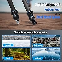 Vista 9 de Kit de Trípode de Mesa de Fibra de Carbono SIRUI con Ajuste de Cuenco ±15°, Ultraligero Compacto de Solo 0.62kg, Carga Máxima 5kg/11.02lb