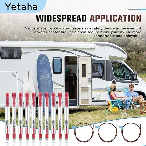Miniatura 6 de Yetaha Paquete de 10 unidades de repuesto para calentador de agua de autocaravana Atwood 93866 piezas de fusible térmico para modelos de