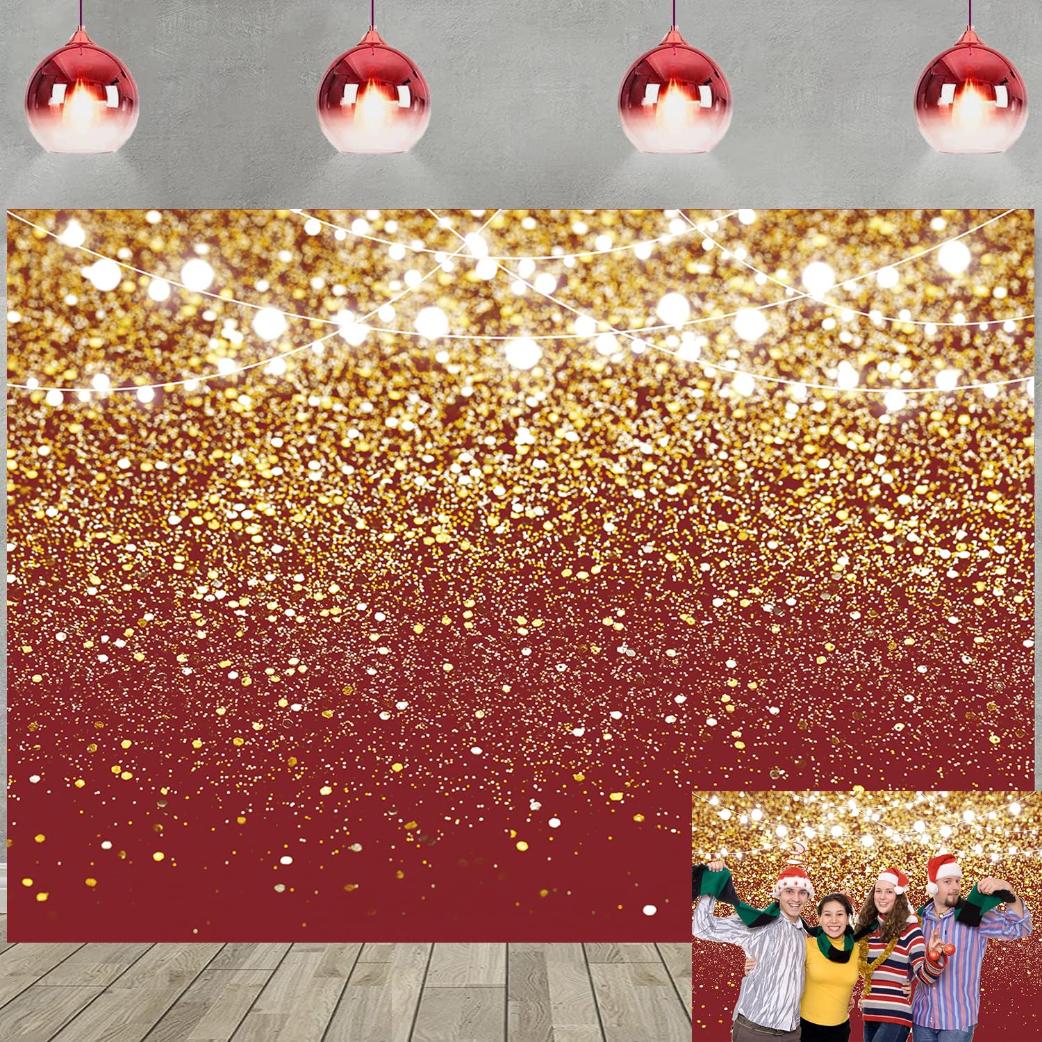 Birthday Party Game Supplies Props Background (Blue)