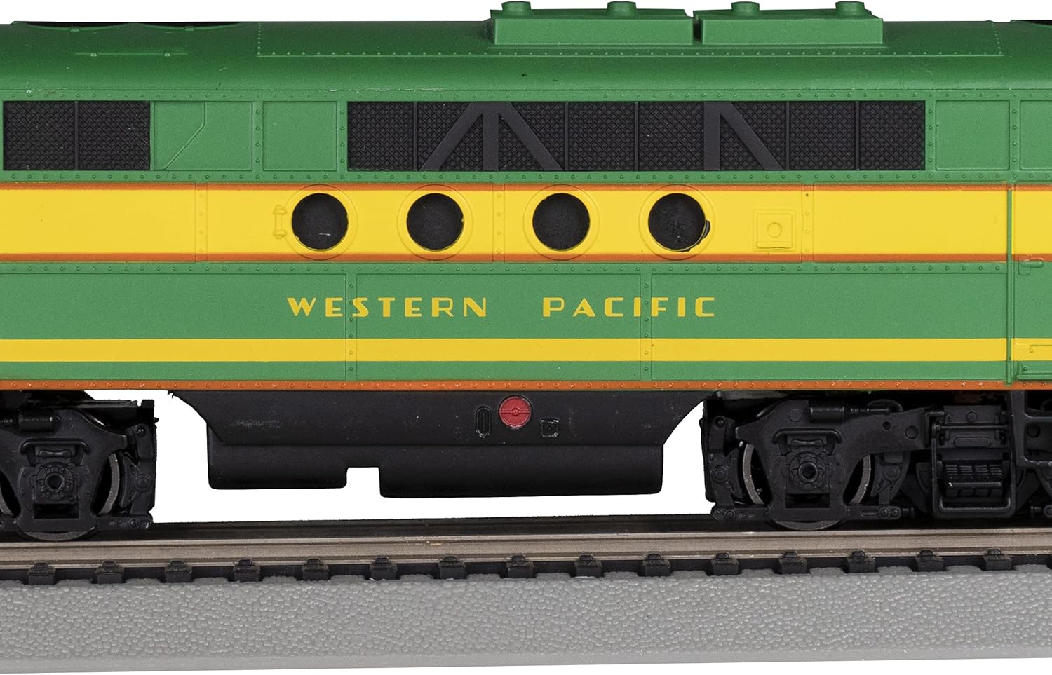 Bachmann Trains - FT - DCC WOWSOUND Sound Value-Equipped Locomotive - Western Pacific (Green & Yellow) - HO Scale,68915