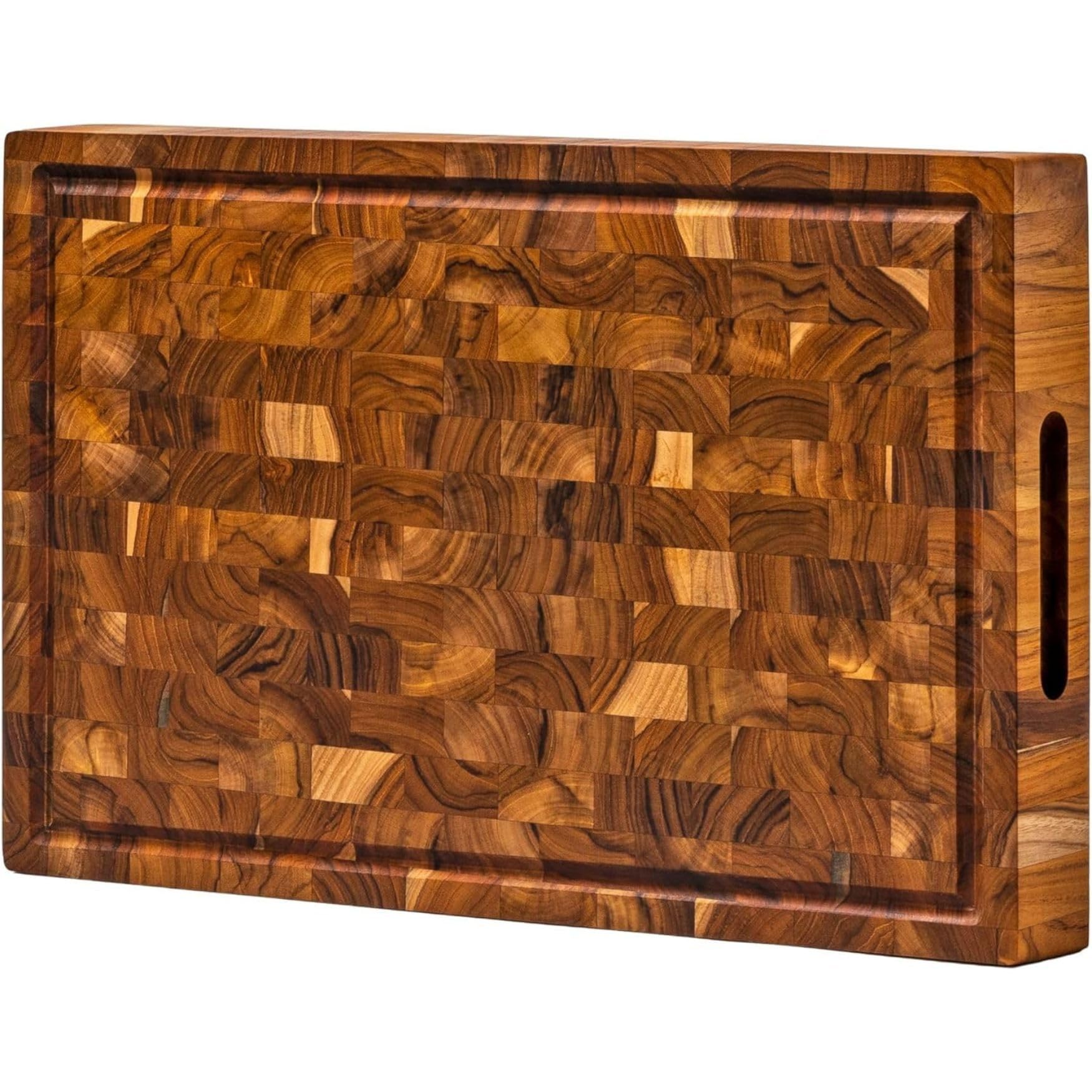 Planche à Découper Ancienne En Bois Avec Rebords | Billot De Boucher Vintage | Occasion
