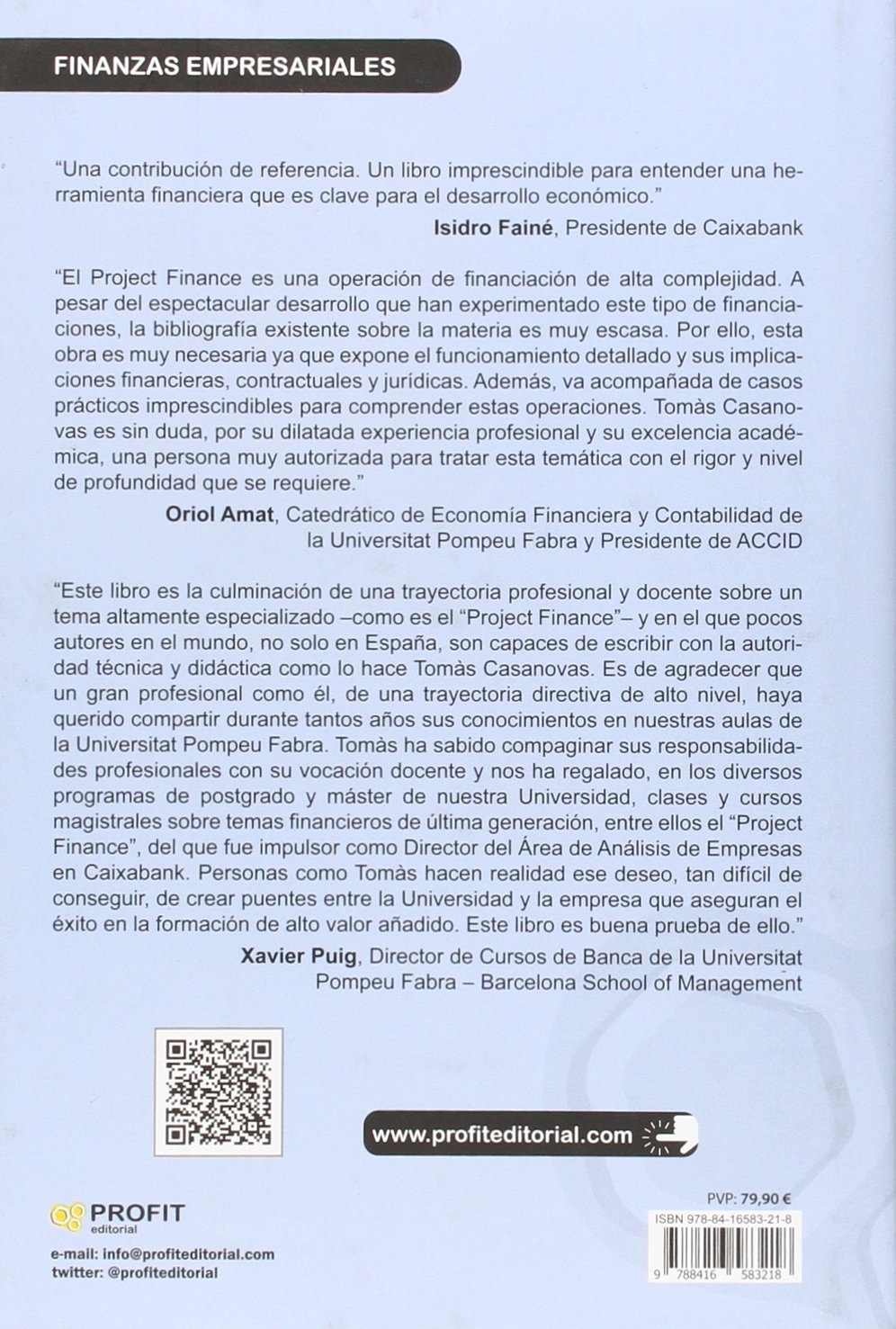 Project Finance Internacional: Una manera ganadora, inteligente y eficaz de financiar un proyecto de inversión (SIN COLECCION)