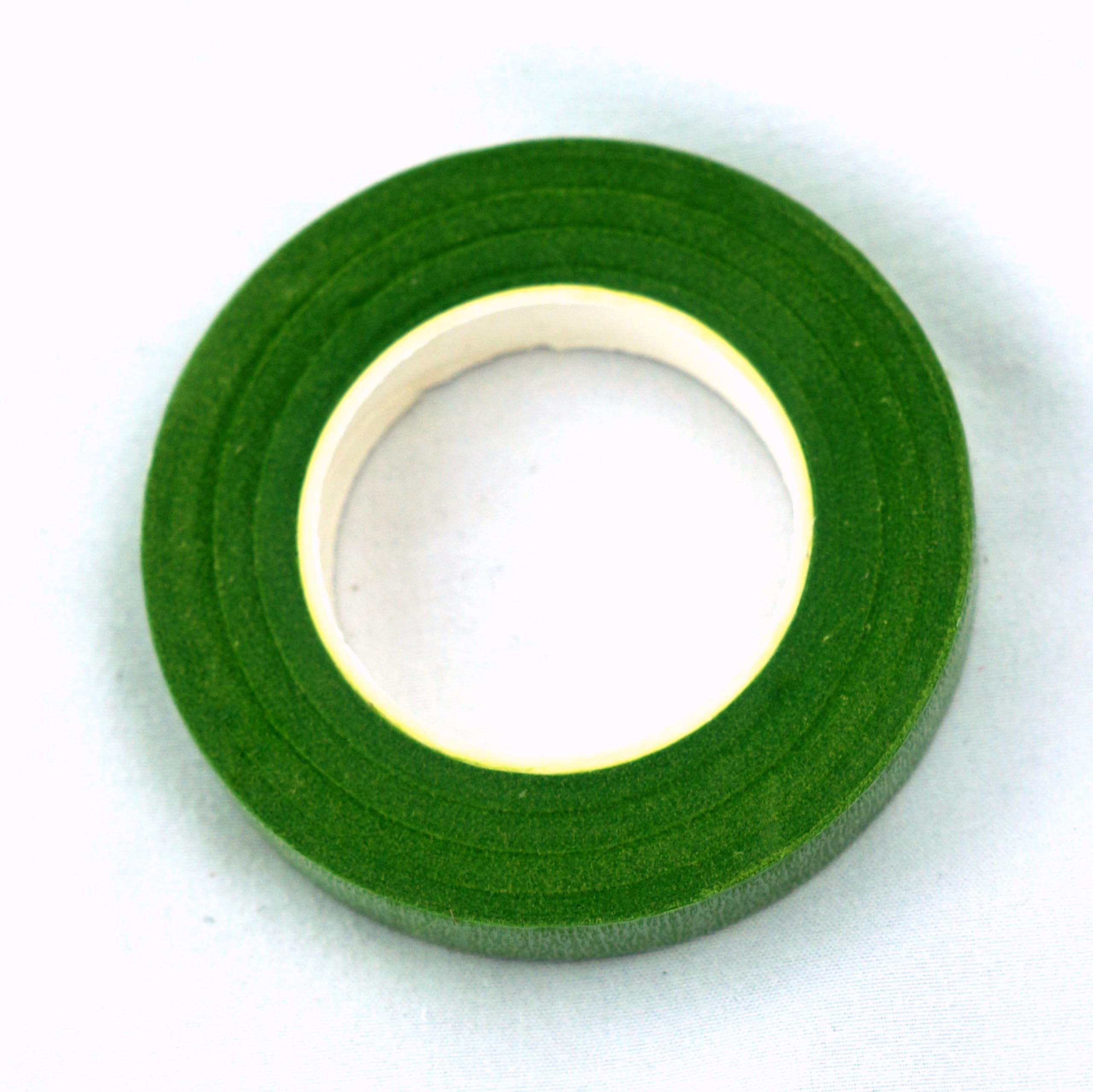 FLOWERS FOR LOVE Florist Tape, 12mm Wide, Waterproof Crepe Paper, 27M Roll: (Light Green, 1 Pack)
