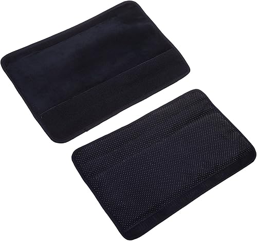 Miniatura 2 de Wanty 2 piezas de poliéster para oficina en casa, extraíble, duradero, lavable a máquina, fundas para reposabrazos de silla de oficina, fundas para
