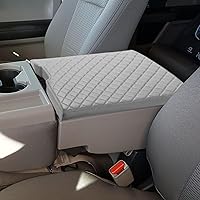 Vista 1 de Cubierta de consola central para Ford F150 2015-2026 y F250 F350 F450 2017-2026 de cuero para reposabrazos de la tapa del reposabrazos de la consola