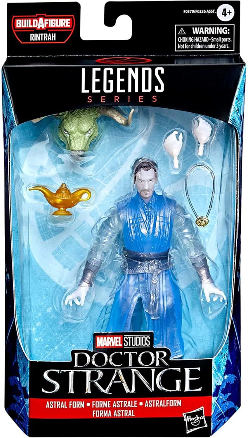 Marvel Legends Series Doctor Strange 6-inch Collectible Astral Form Doctor Strange Marvel Cinematic Universe Action Figure Toy, 2 Accessories and 2 Build-A-Figure Parts