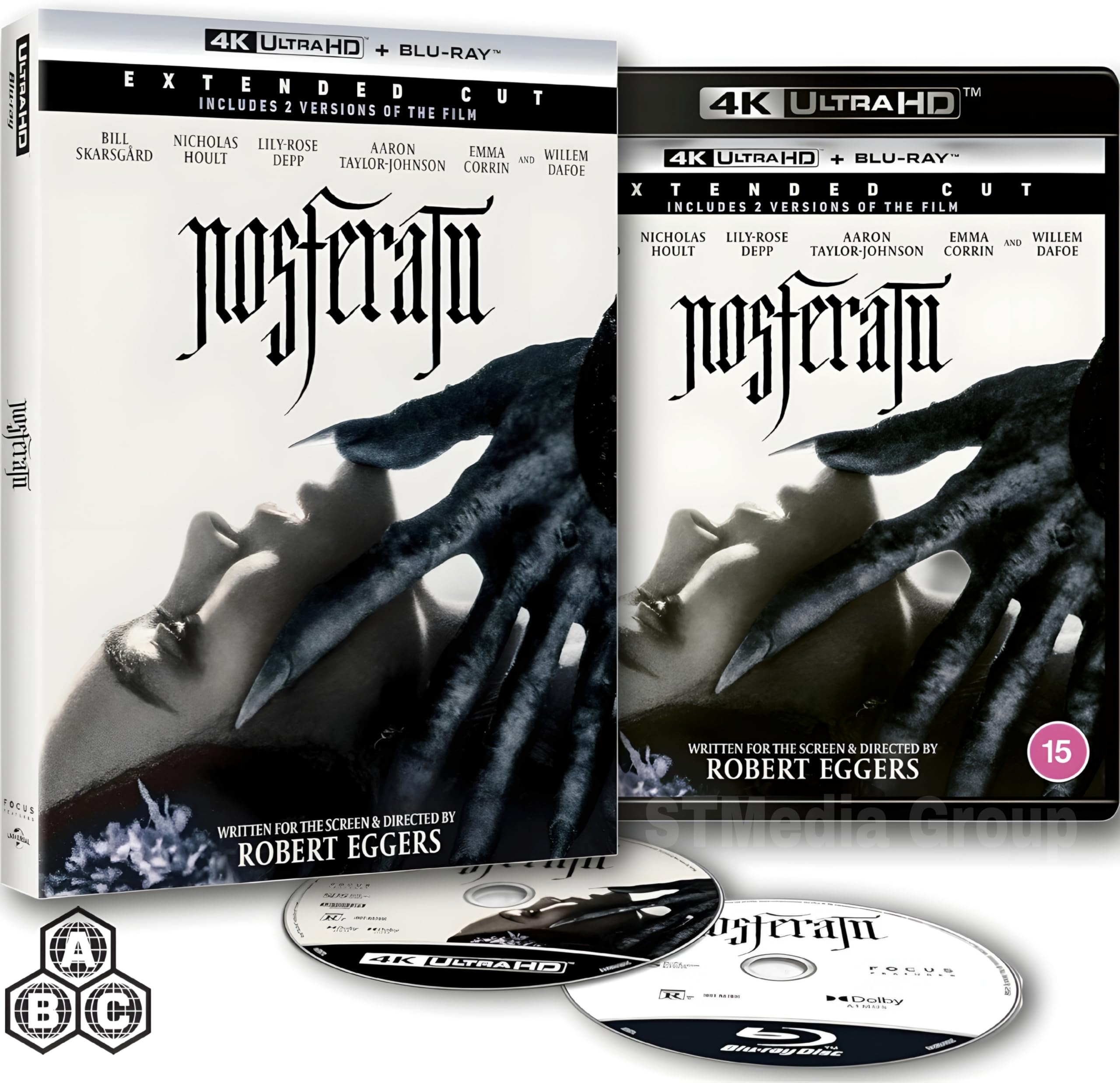 Nosferatu (Extended & Theatrical Cut) [4K UHD + Blu-ray] [Region Free]