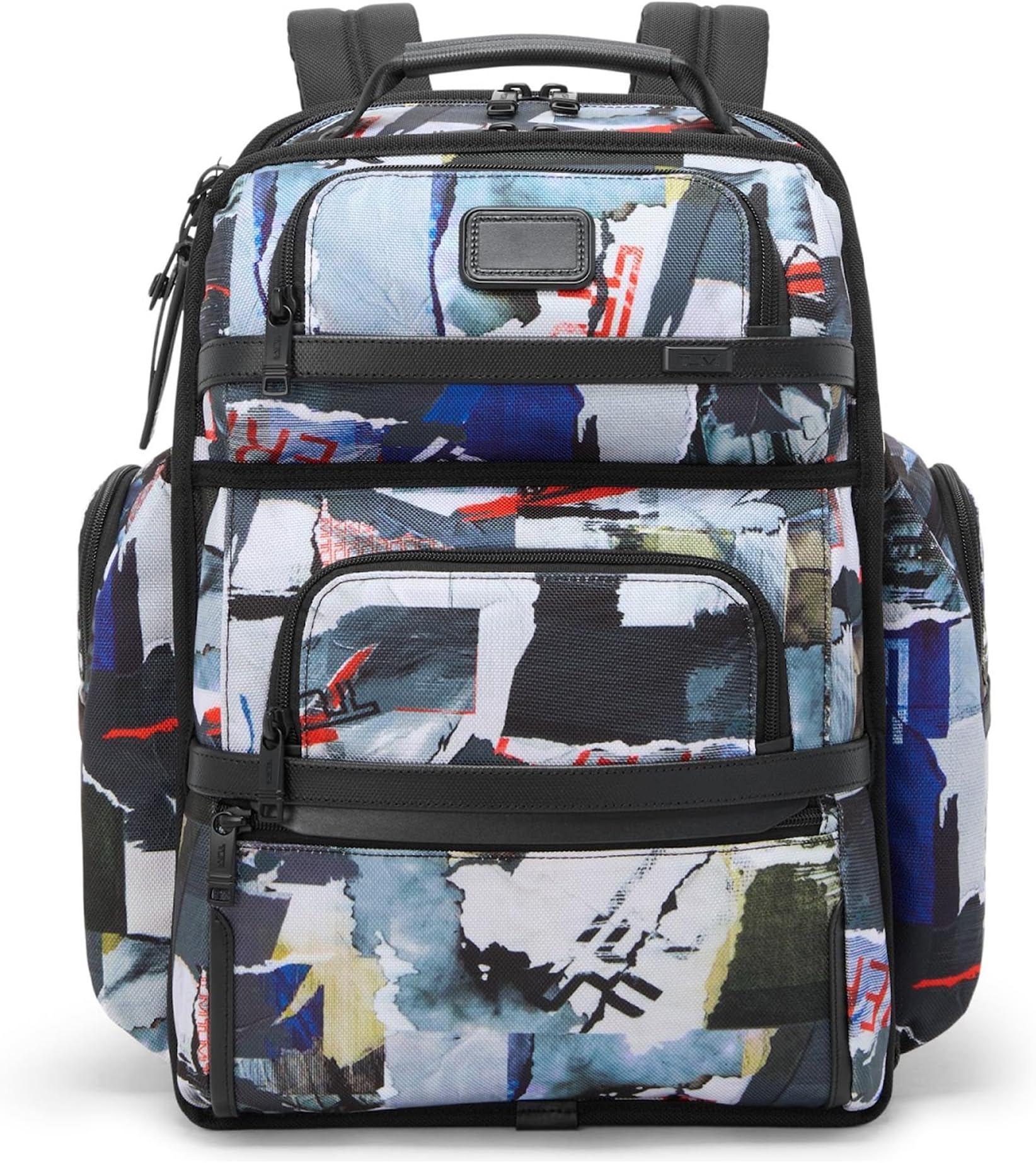 TUMI - Alpha Brief Pack - Men's and Women's Work and Travel Laptop Backpack with Padded Adjustable Strap - Fits Up to 15" Screen - Wheatpaste Print