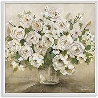 Vista 23 de Stupell Industries Ramo de flores de aster floreciente, pintura de ramo morado suave, arte de pared enmarcado, diseño de Carol Robinson