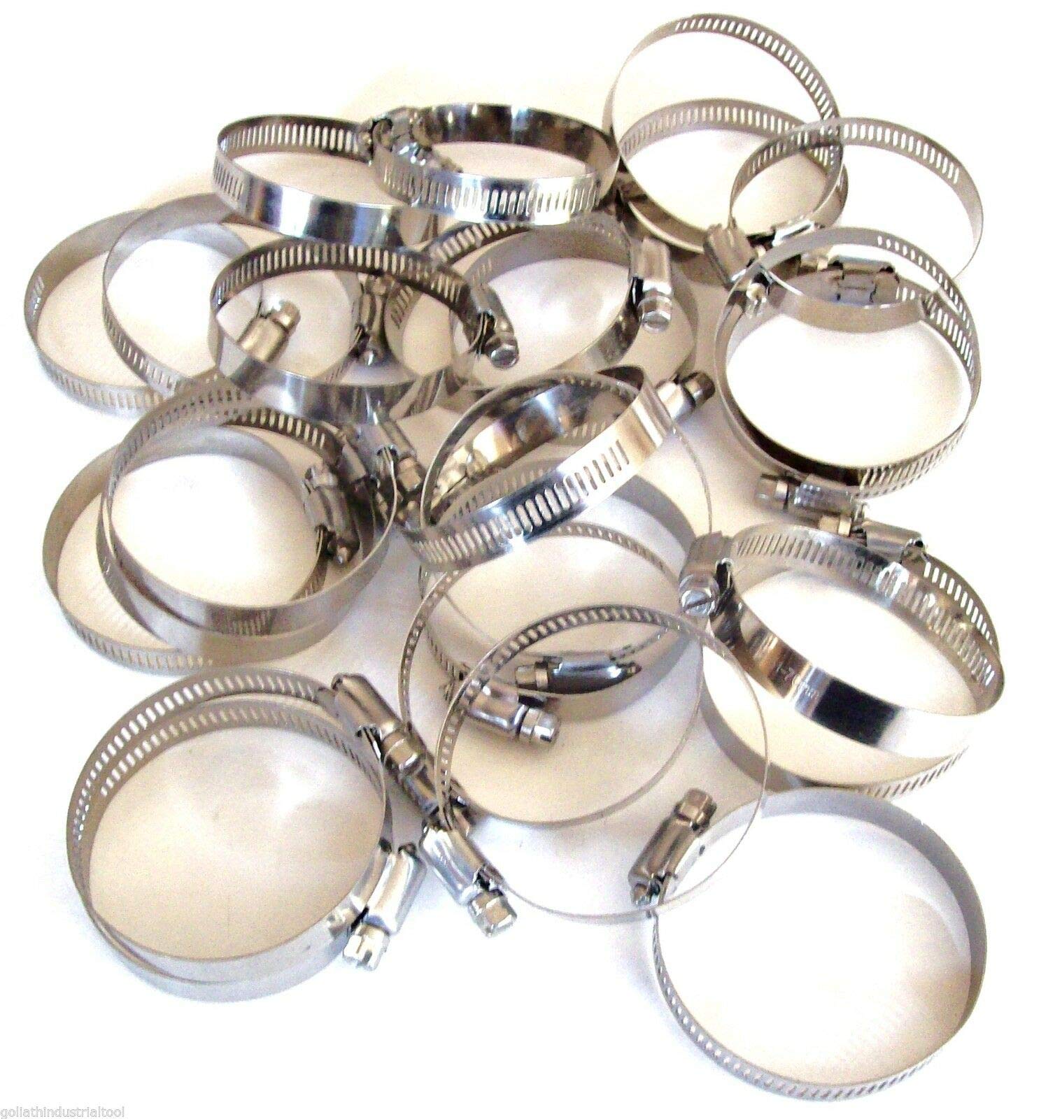 50pc Stainless Steel Hose Clamps 2