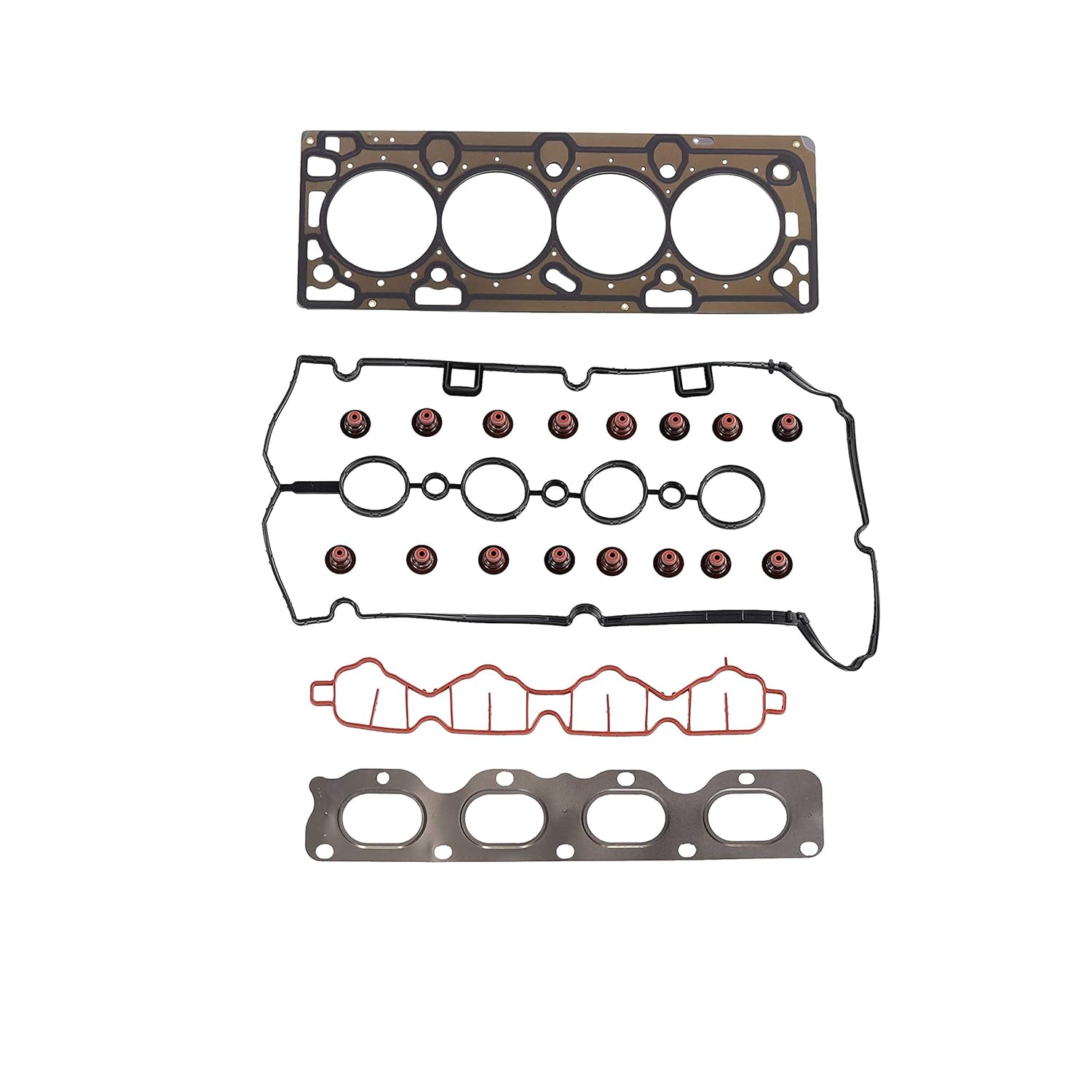 DNJ HGS340 Head Gasket Set for 2009-2011 Chevrolet Pontiac Aveo Aveo5 G3 1.6L L4 16V DOHC 1598cc