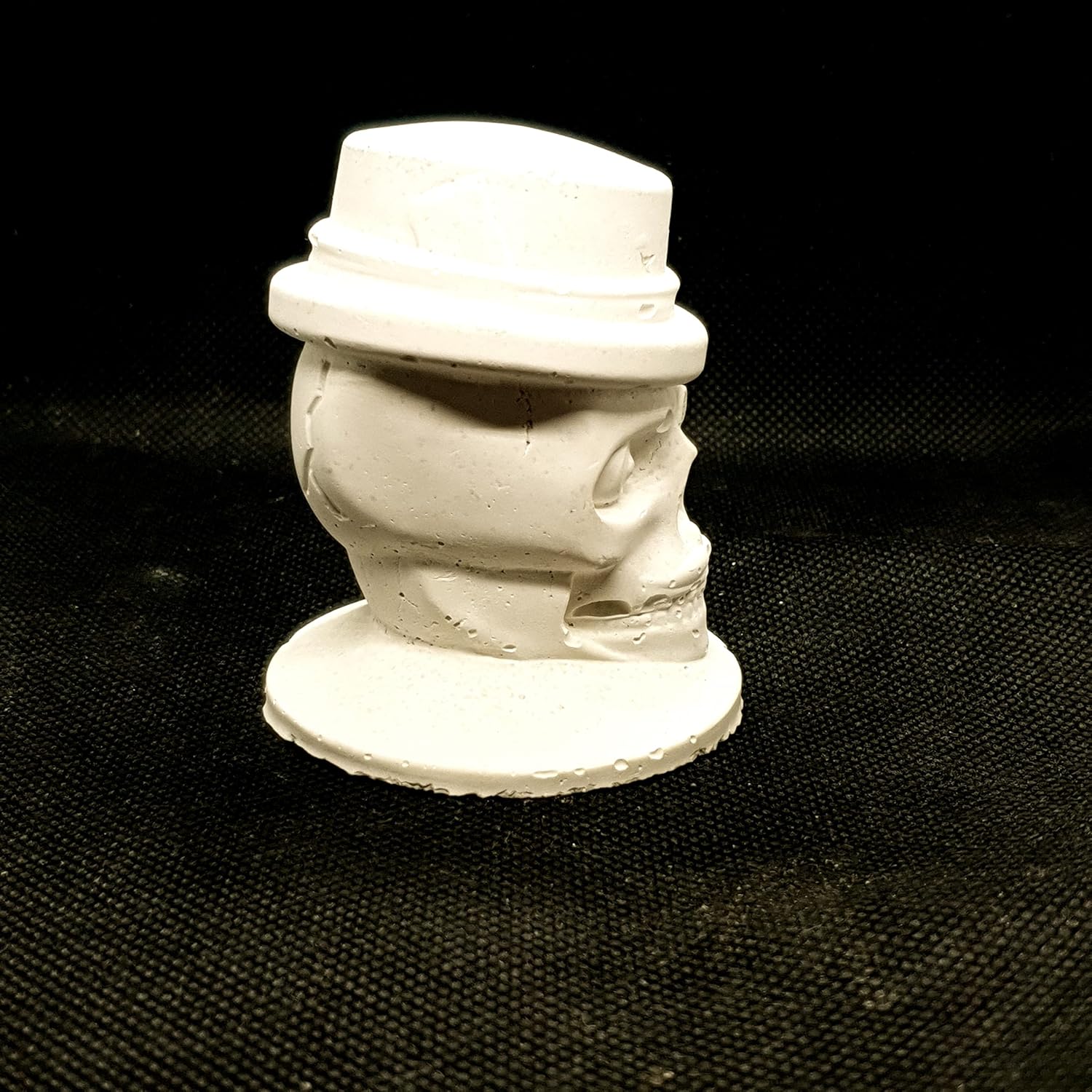 Reef-Geeks Novelty Growout Skull, Coral Frag plug, frag rock, frag rack. (Gentleman Skull), White - Image 3