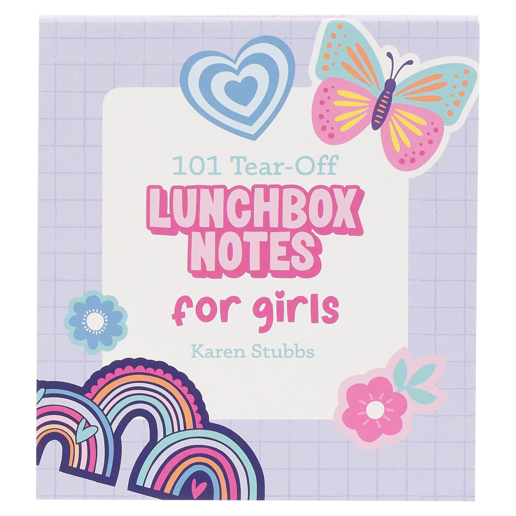 Photo 1 of 101 Tear-Off Lunchbox Notes for Girls, Inspirational Quotes and Encouragement for Kids, Space to Write Personal Message