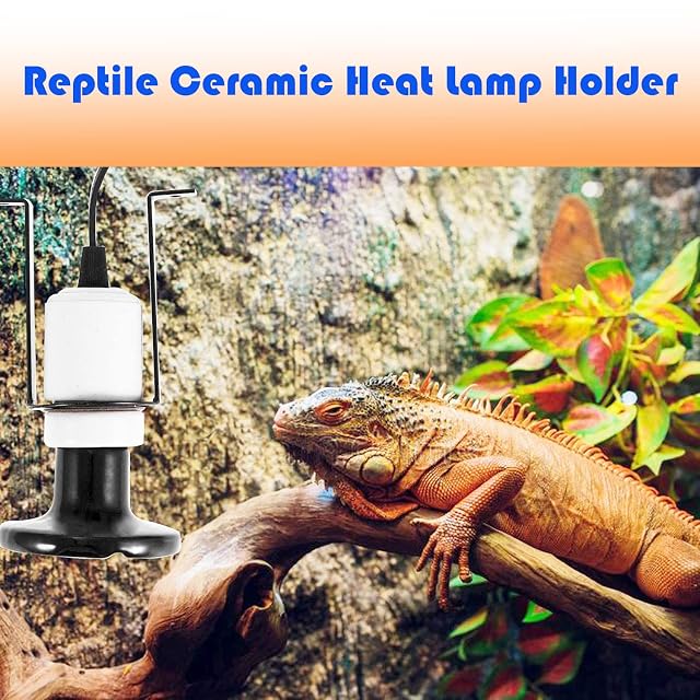 Foto 4 de 7 de Arigoul Soporte de lámpara de calor de cerámica para reptiles E27