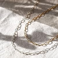 Vista 5 de CHESKY - Gargantilla de oro para mujer, chapado en plataoro de 14 quilates, gargantilla de cuentas satélite, delgada, de moda, collares de clip