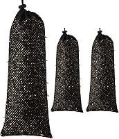 Vista 10 de Weewooday 6 Piezas Alimentador de Calcetín para Pinzón Calcetines de Cardo Alimentador de Pájaros Saco Instantáneo de Semillas para Colgar al Aire