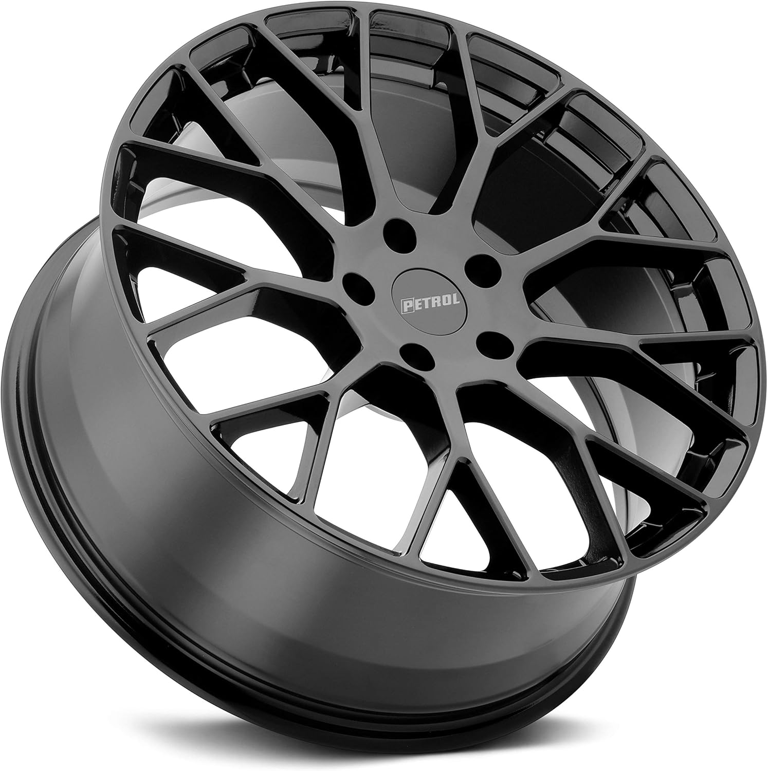Petrol P2B Custom Wheel - Gloss Black 17" x 8", 40 Offset, 5x114.3 Bolt Pattern, 76.1mm Hub