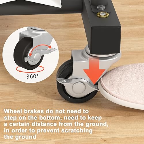 Miniatura 9 de Laiensia - Perchero de doble varilla con ruedas, estante para colgar ropa, 4 ganchos, estante multifuncional para dormitorio, color negro