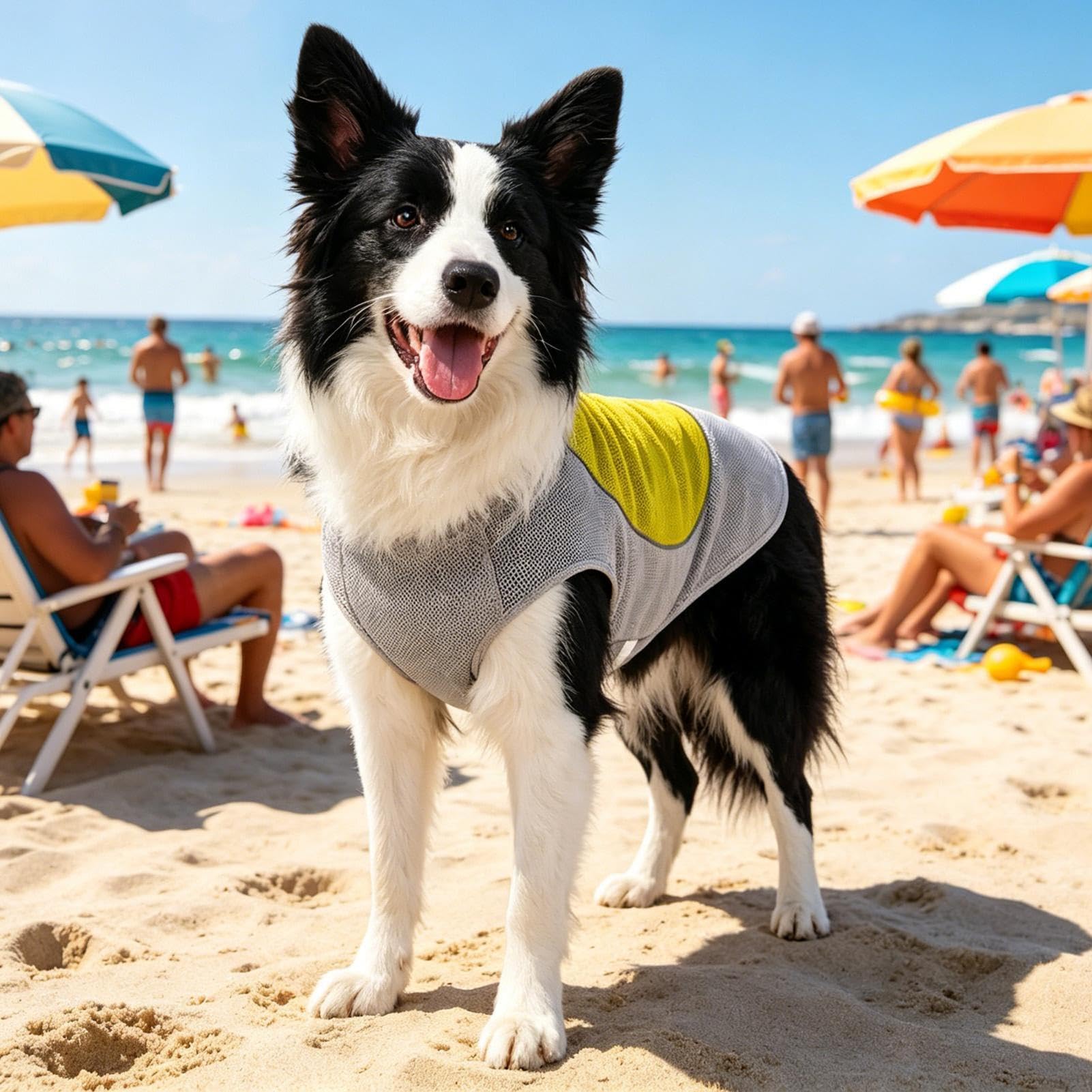 Gilet rinfrescante per cani | Traspirante Regolabile Vestibilità Confortevole,Cappotto Rinfrescante Estivo - Adatto a Spiaggia, Gioco, Passeggiate, Picnic, Gite, Taglie Piccole Medie Grandi