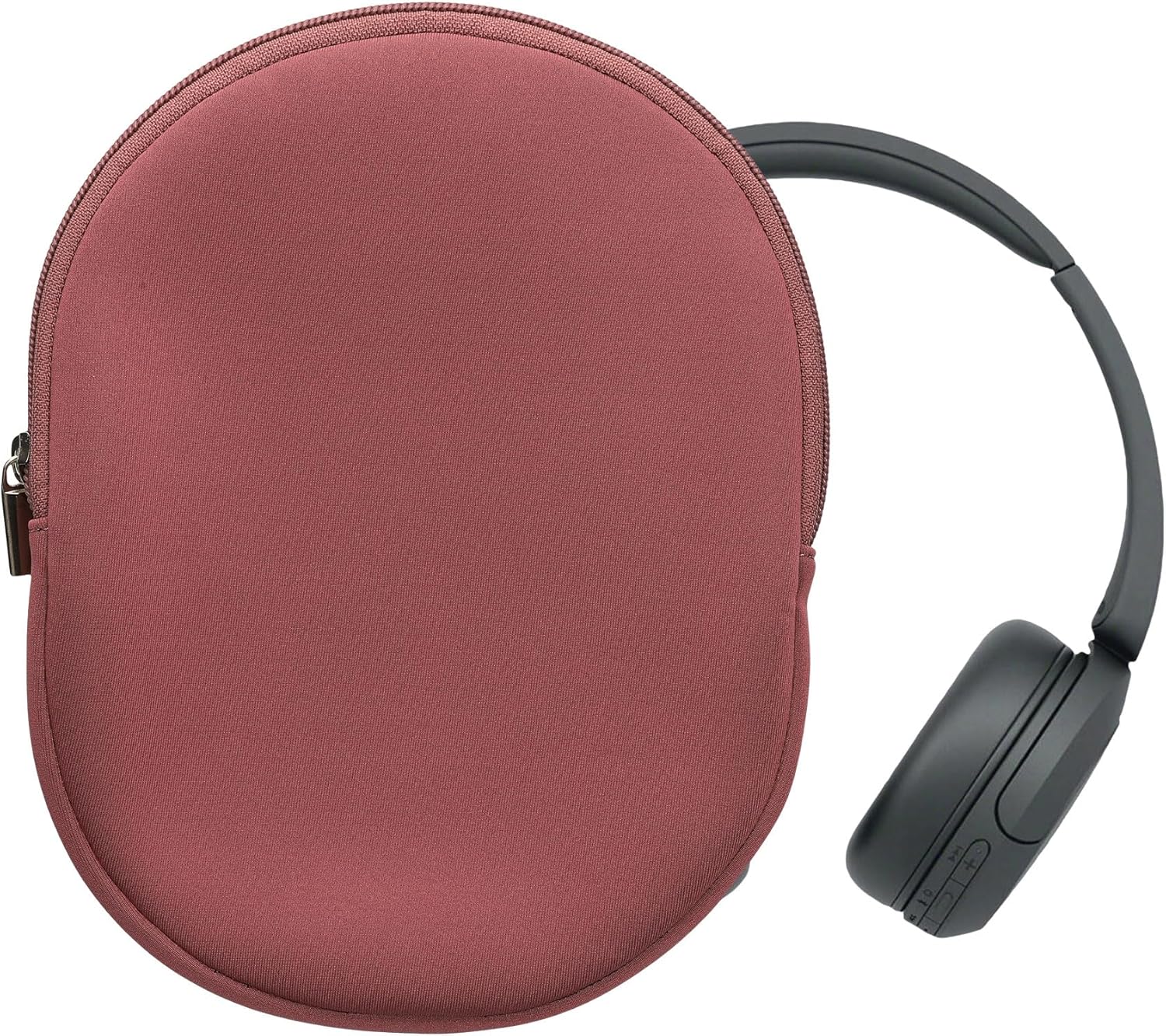 kwmobile Cover Compatible with Sony WH-CH520 / WH-CH510 Case – Neoprene Headset Cover – Pouch w/Zipper – Dark Rose kwmobile Cover Compatible with Sony WH-CH520 / WH-CH510 Case – Neoprene Headset Cover – Pouch w/Zipper – Dark Rose