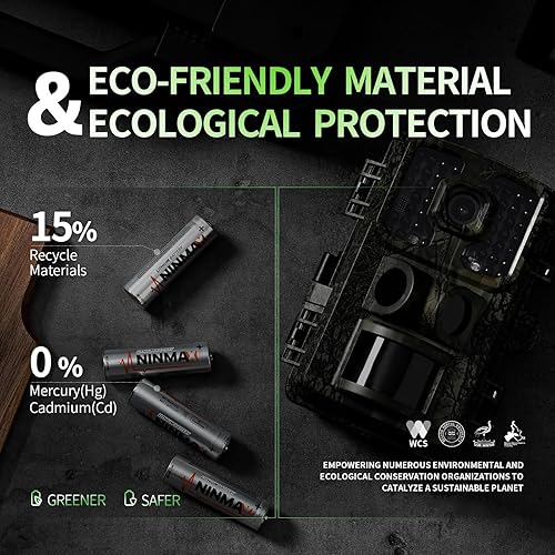 Miniatura 7 de Baterías AAA de litio, paquete de 8 baterías triple A de 1.5 V 1350 mAh de mayor duración para dispositivos de alta tecnología. No recargables