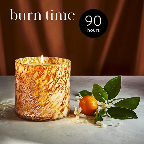 Miniatura 5 de LAFCO New York Signature Candle - Vela de azahar  15.5 oz  Tiempo de combustión de 90 horas  Reutilizable, recipiente de vidrio soplado a mano