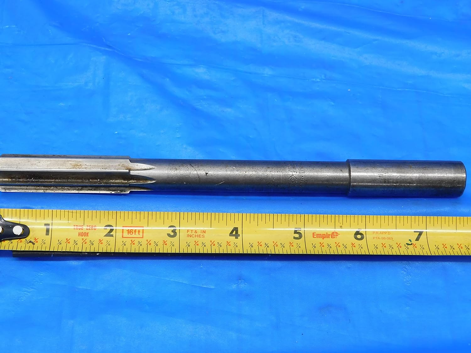USA Made 0.6253 O.D. HSS Chucking Reamer 8 Flute .6253 5/8 .6250 +.0003 - PJ0071BV2