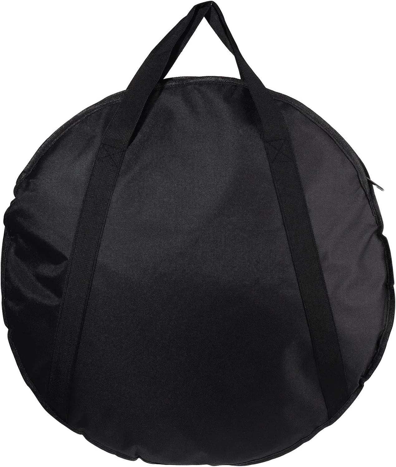 Vaguelly 23.22 Inch Wear Resistant Cymbal Storage Bag with Handle Durable Oxford Instrument Tote Pouch with Inner Pocket for Music Gear Organization