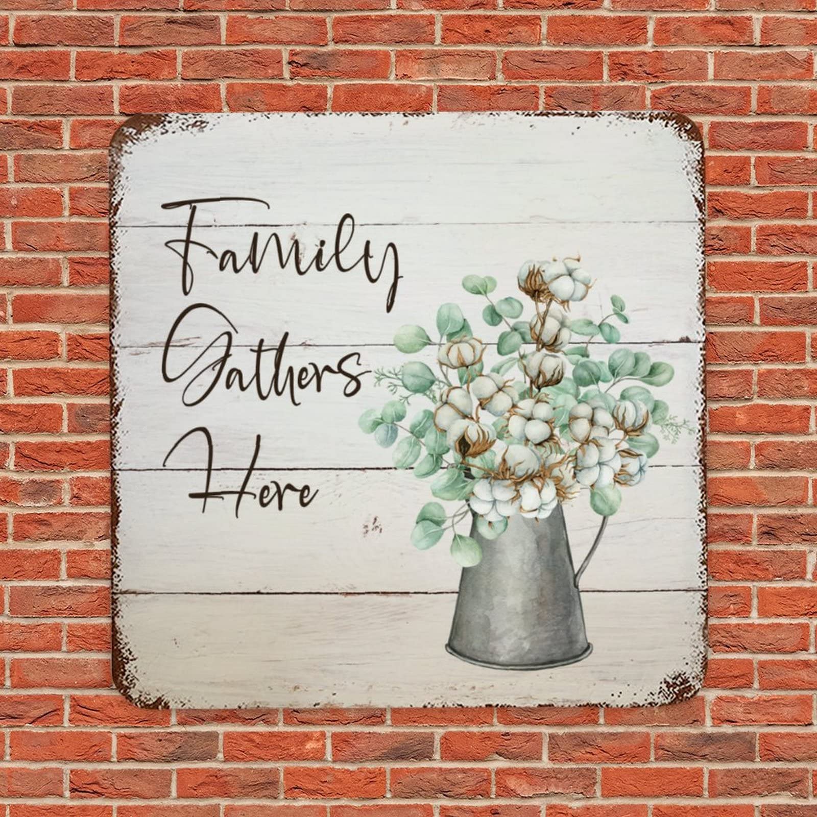 Targa In Metallo Vintage Con Girasole E Scritta 'To My Daughter' 20x30 Cm - Regalo Sentimentale Per Figlia