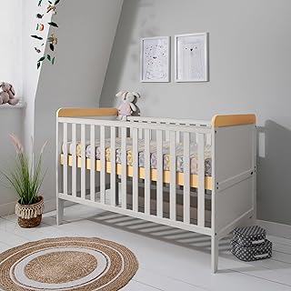 Tutti Bambini Rio Baby Cot Bed with Cot Top Changer - 2-in-1