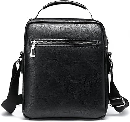 Leather Messenger Bag for Men | Stylish Briefcase, Work & Office, Crossbody Design, Sleek Leather Finish