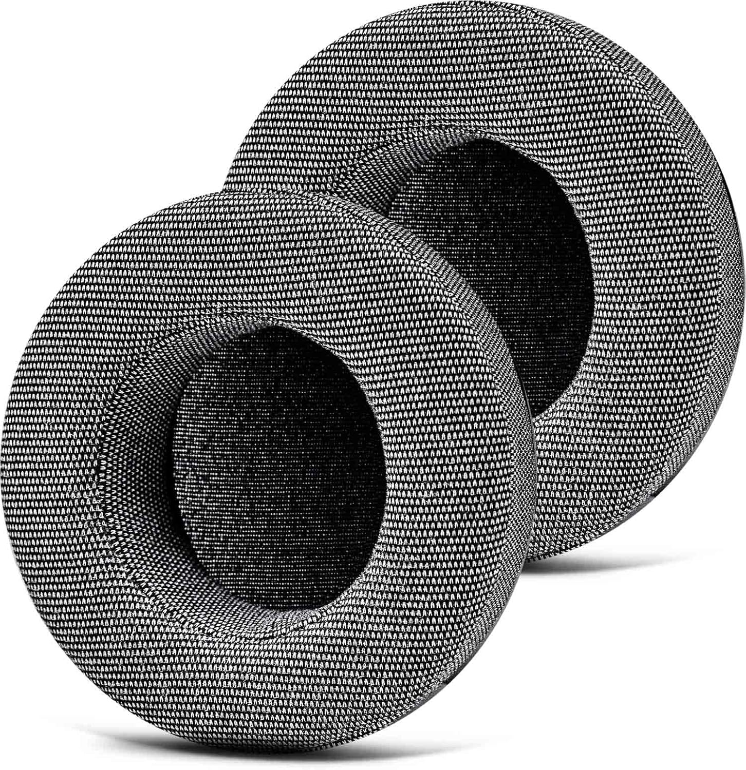 Replacement Earpads for Hesh Wired & Hesh 2 Wireless Headphones by TRANSTEK I Thicker Memory Foam and Deeper Inner Hole (Grey Fabric)