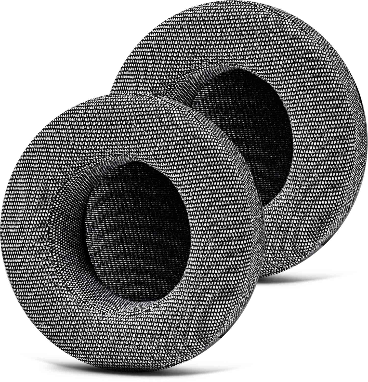 Replacement Earpads for Hesh Wired & Hesh 2 Wireless Headphones by TRANSTEK I Thicker Memory Foam and Deeper Inner Hole (Grey Fabric)