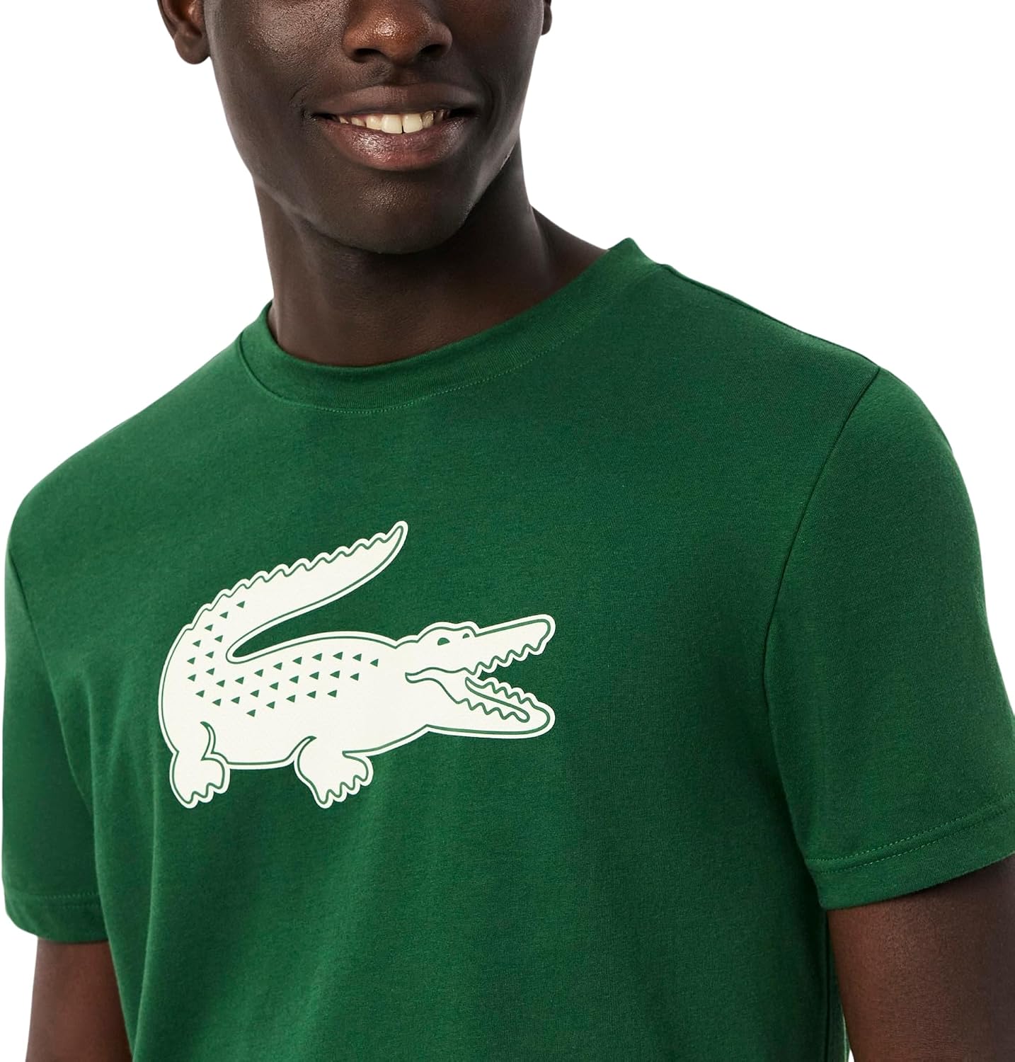 Lacoste Mens Ultra Dry XXL Logo T-Shirt